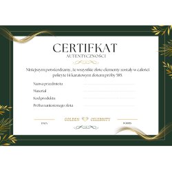 ZŁOTY ŁAŃCUSZEK PANCERKA+KRZYŻYK PREZENT PRÓBA 925/585 SREBRO 65 CM 4,5 MM