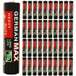40x BATERIA AAA (R3) 1.5V MAŁY PALUSZEK GERMAN MAX BATERIE AAA PALUSZKI