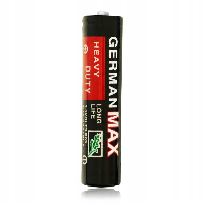40x BATERIA AAA (R3) 1.5V MAŁY PALUSZEK GERMAN MAX BATERIE AAA PALUSZKI