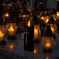 WKŁADY DO ZNICZY, ZNICZE LED NA GRÓB, CMENTARZ, ŚWIĘTO ZMARŁYCH ELEGANCKIE