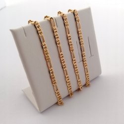 ZŁOTY ŁAŃCUSZEK ZE STALI CHIRIRGICZNEJ GUCCI POZŁACANY DLA KOBIETY 18K