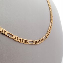 ZŁOTY ŁAŃCUSZEK ZE STALI CHIRIRGICZNEJ GUCCI POZŁACANY DLA KOBIETY 18K
