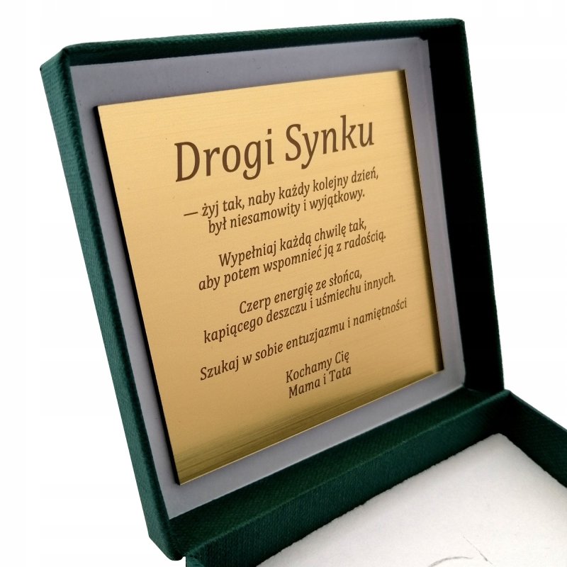 ZŁOTY MĘSKI ŁAŃCUSZEK FIGARO 50cm/3mm 18k + GRAWER STAL CIRURGICZNA PREZENT