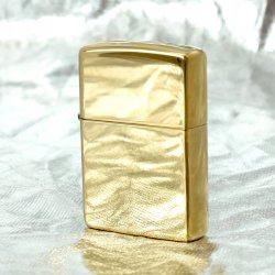 ORYGINALNA ZAPALNICZKA ZIPPO ZŁOTA + PUDEŁKO + BENZYNA + TOREBKA + GRAWER