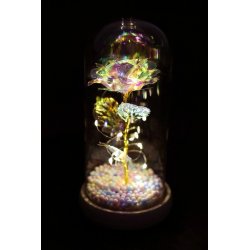PREZENT NA 30 40 50 60 URODZINY / RÓŻA WIECZNA LED Z GRAWEREM GRAWER GRATIS