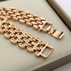 PREZENT DLA KOBIETY MAMY BABCI NA URODZINY IMIENINY ZŁOTA BRANSOLETKA 18K