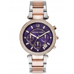 ZŁOTY DAMSKI ZEGAREK MICHAEL KORS RÓŻOWE ZŁOTO + CYRKONIE + BOX NA PREZENT