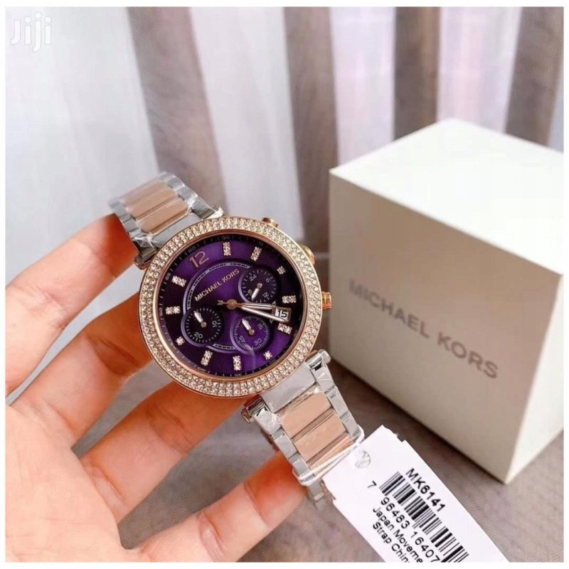 ZŁOTY DAMSKI ZEGAREK MICHAEL KORS RÓŻOWE ZŁOTO + CYRKONIE + BOX NA PREZENT