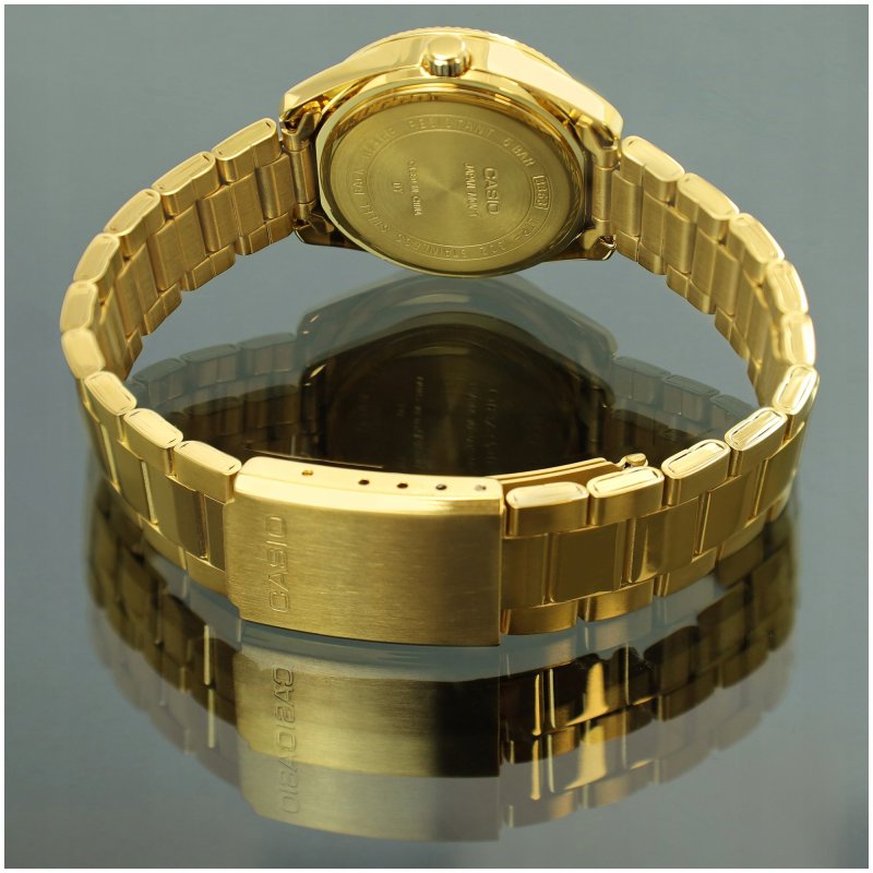 LUKSUSOWY DAMSKI ZŁOTY ZEGAREK CASIO 24K CERTYFIKAT / UNIKATOWY PREZENT