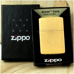 ORYGINALNA ZAPALNICZKA ZIPPO ARMOR BRASS MOTYW NA PREZENT + GRAWER