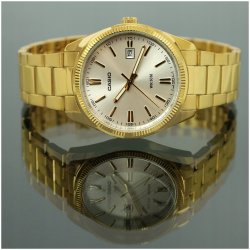 LUKSUSOWY DAMSKI ZŁOTY ZEGAREK CASIO 24K CERTYFIKAT / UNIKATOWY PREZENT