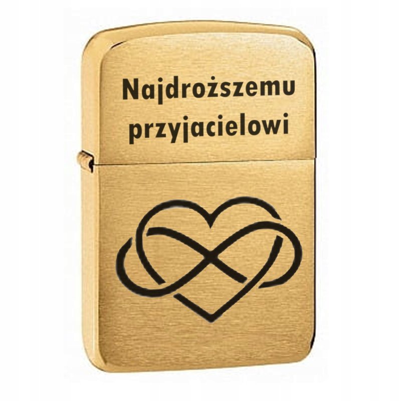 ORYGINALNA ZAPALNICZKA ZIPPO ARMOR BRASS MOTYW NA PREZENT + GRAWER