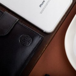 PORTFEL MĘSKI SKÓRZANY BETLEWSKI CZARNY DUŻY Z RFID + PUDEŁKO