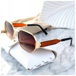 STYLOWE OKULARY PRZECIWSLONECZNE DAMSKIE Z POLARYZACJĄ + FILTR DLA KOBIETY
