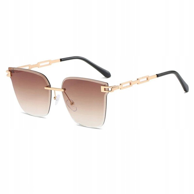 STYLOWE OKULARY PRZECIWSLONECZNE DAMSKIE Z POLARYZACJĄ FILTR UV 400 NA LATO