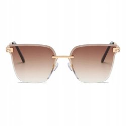 STYLOWE OKULARY PRZECIWSLONECZNE DAMSKIE Z POLARYZACJĄ FILTR UV 400 NA LATO