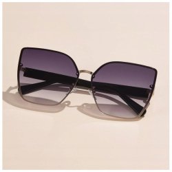 DAMSKIE OKULARY PRZECIWSŁONECZNE KOCIE Z POLARYZACJĄ + FILTR UV400+CYRKONIE