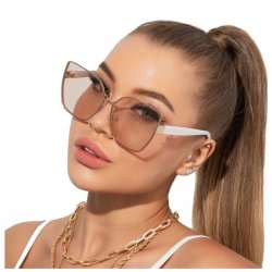 DAMSKIE OKULARY PRZECIWSŁONECZNE KOCIE Z POLARYZACJĄ + FILTR UV400 STYLOWE
