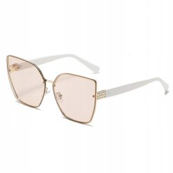 DAMSKIE OKULARY PRZECIWSŁONECZNE KOCIE Z POLARYZACJĄ + FILTR UV400 STYLOWE