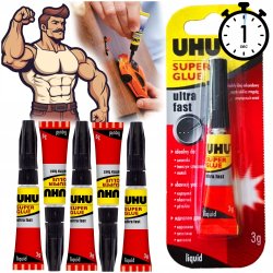 4x SUPER MOCNY KLEJ SUPER GLUE W ŻELU SKUTECZNY / UNIWERSALNY / SPRAWDZONY