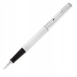 ZESTAW PARKER JOTTER BIAŁY / DŁUGOPIS+PIÓRO+GRAWERY + TABLICZKA Z DEDYKACJĄ