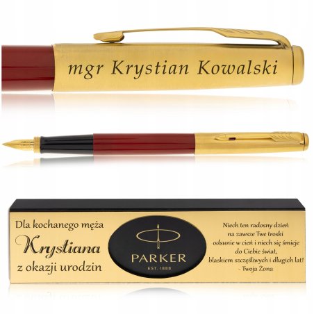 PIÓRO WIECZNE PARKER JOTTER 24K PREZENT Z OKAZJI OBRONY PRACY MAGISTERSKIEJ