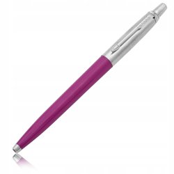 DŁUGOPIS PARKER JOTTER MAGENTA + ELEGANCKIE PUDEŁKO Z DEDYKACJĄ + GRAWER