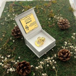 PREZENT NA ROCZEK / ZŁOTY / SREBRNY POZŁACANY SMOCZEK 925 + GRAWER GRATIS