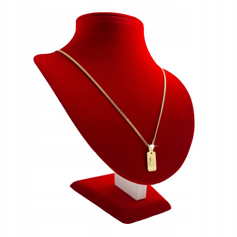 ELEGANCKI DAMSKI ŁAŃCUSZEK + ZAWIESZKA MEDALIK 925/585 PREZENT DLA NIEJ 14K