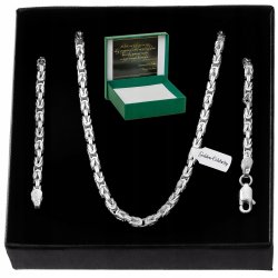 SREBRNY ŁAŃCUSZEK MĘSKI SPLOT KRÓLEWSKI 45 CM SREBRO 925 + GRATISY + GRAWER