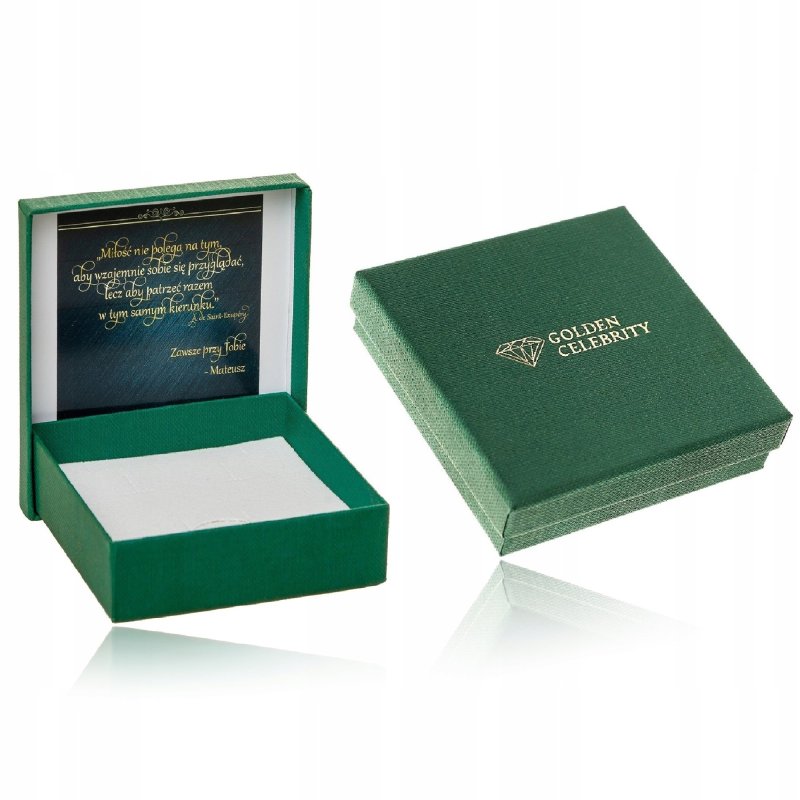 SREBRNY NASZYJNIK SERDUSZKO SWAROVSKI 925 ŁAŃCUSZEK ZAWIESZKA DLA CIOCI