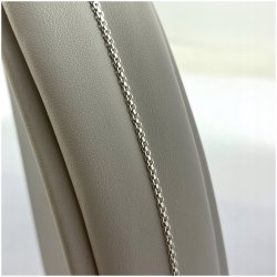 PIĘKNA SREBRNA BRANSOLETKA DAMSKA BISMARK 18cm/2mm PREZENT DLA DZIEWCZYNKI