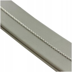 PIĘKNA SREBRNA BRANSOLETKA DAMSKA BISMARK 18cm/2mm PREZENT DLA DZIEWCZYNKI