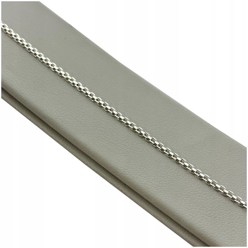 PIĘKNA SREBRNA BRANSOLETKA DAMSKA BISMARK 18cm/2mm PREZENT DLA DZIEWCZYNKI