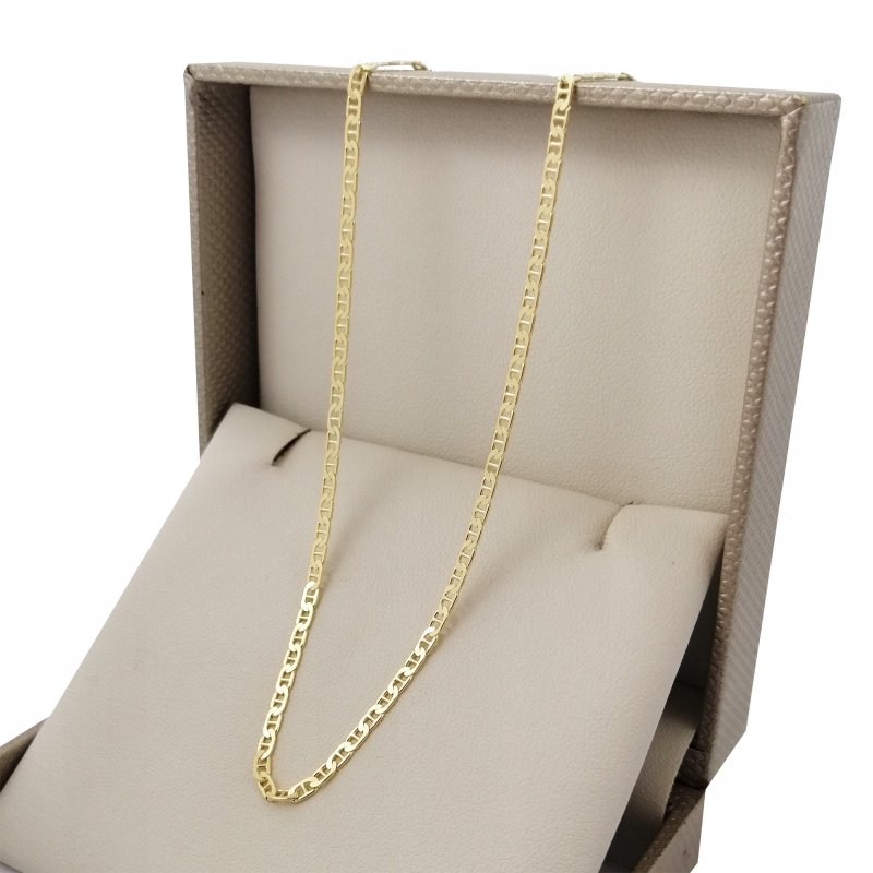 ELEGANCKI ZŁOTY ŁAŃCUSZEK MĘSKI SPLOT GUCCI 60cm/2,5mm 925 + GRAWER GRATIS