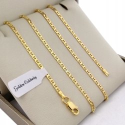 ELEGANCKI ZŁOTY ŁAŃCUSZEK MĘSKI SPLOT GUCCI 60cm/2,5mm 925 + GRAWER GRATIS