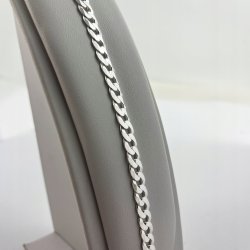 ELEGANCKA GRUBA BRANSOLETKA MĘSKA PANCERKA 20cm PREZENT DLA CHŁOPAKA+GRATIS