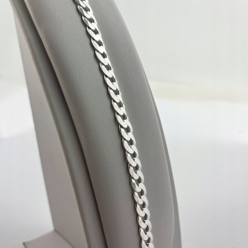ELEGANCKA GRUBA BRANSOLETKA MĘSKA PANCERKA 20cm PREZENT DLA CHŁOPAKA+GRATIS