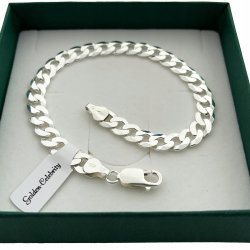ELEGANCKA GRUBA BRANSOLETKA MĘSKA PANCERKA 20 CM PREZENT DLA NIEGO + GRATIS