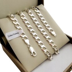 ELEGANCKI DŁUGI ŁAŃCUSZEK MĘSKI SPLOT PANCERKA 65 CM 6,9 MM GRUBY / SZEROKI