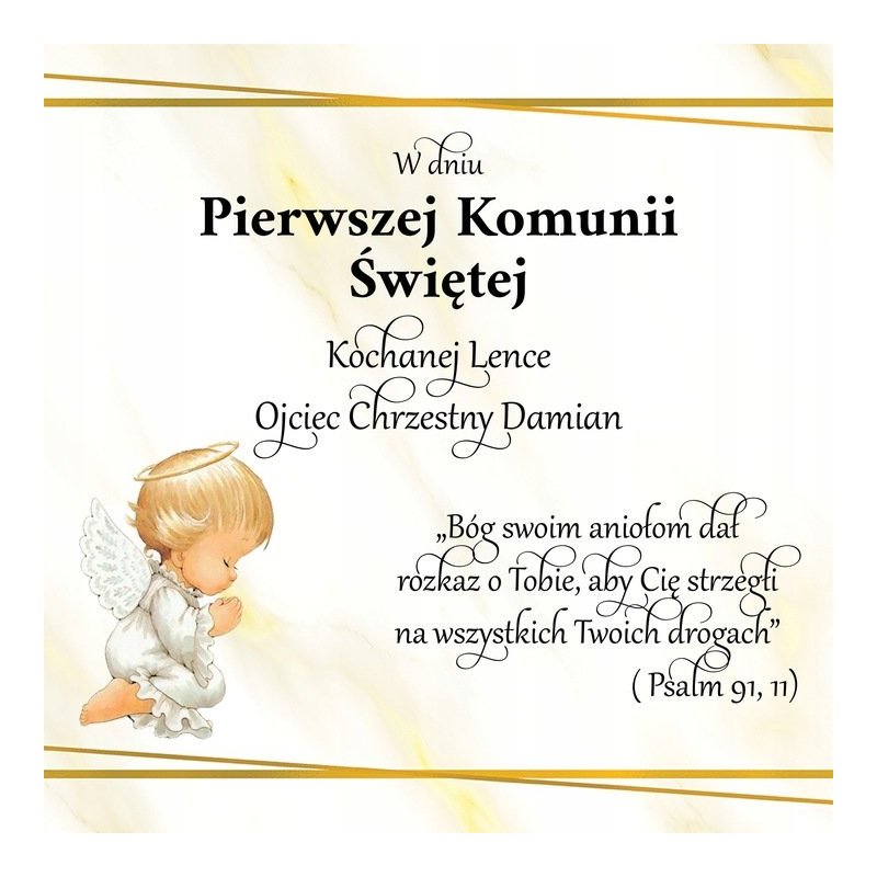 DAMSKI ZŁOTY NASZYJNIK MATKA BOSKA 925/585 SREBRO PREZENT DLA CÓRKI WNUCZKI