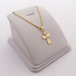 MĘSKI ZŁOTY NASZYJNIK Z ZAWIESZKĄ 925/585 GRAWER NA PREZENT DLA WUJKA