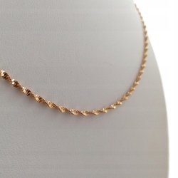 ZŁOTY NASZYJNIK + ZAWIESZKA MEDALIK 18K PREZENT