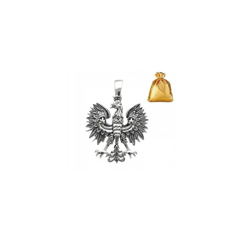 SREBRNA ZAWIESZKA MAŁY ORZEŁ ORZEŁEK PRÓBA 925