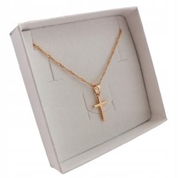 ZŁOTY ŁAŃCUSZEK ZAWIESZKA MEDALIK 18K PREZENT 60CM
