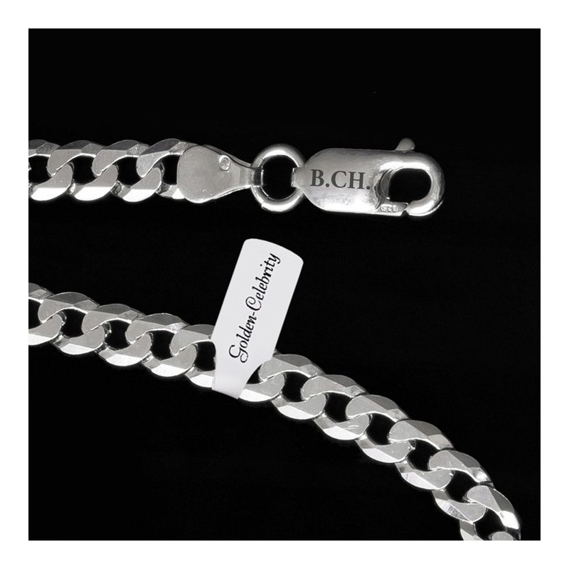 MĘSKI SREBRNY NASZYJNIK Z KRZYŻYKIEM PR.925 50CM