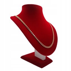 ZŁOTY MĘSKI ŁAŃCUSZEK PANCERKA 50cm/5mm 18k+GRAWER