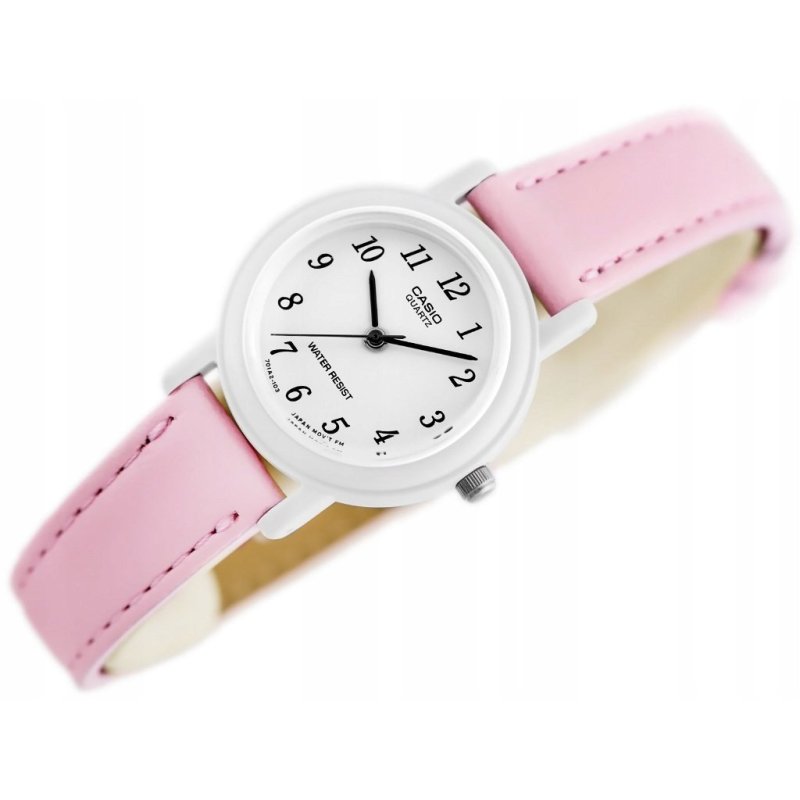 ZEGAREK RÓŻOWY / BIAŁY CASIO DLA DZIEWCZYNKI NA KOMUNIĘ PAMIĄTKA + GRATISY