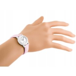 ZEGAREK RÓŻOWY / BIAŁY CASIO DLA DZIEWCZYNKI NA KOMUNIĘ PAMIĄTKA + GRATISY