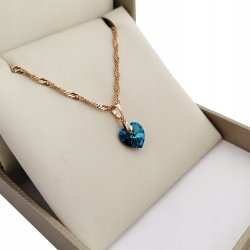 PIĘKNY NASZYJNIK BERMUDA BLUE DLA DZIEWCZYNY